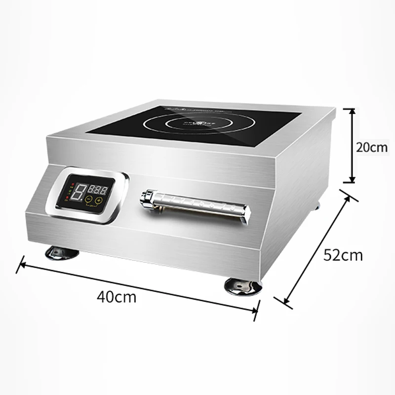Commercial Induction Cooker 5000w High-power Flat Braised Meat Soup Cooker 5kw Stir-fry