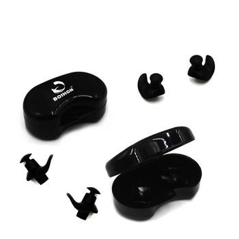 

1 Pair Diving Water Sports Swimming Accessories With Collection Box Soft Waterproof Earplugs Dust-Proof Ear Silicone Sport Plugs