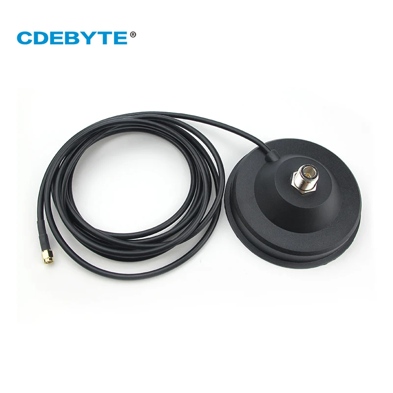 cojxu antenna base black 3m rg58 high quality sma j feeder n female 110mm sucker xp nk sj 300 N Female Head Sucker XP-NK-SJ-300 RG58 Feeder Sucker 3m Cable Length SMA-J Feeder Interface N-K Cup Interface