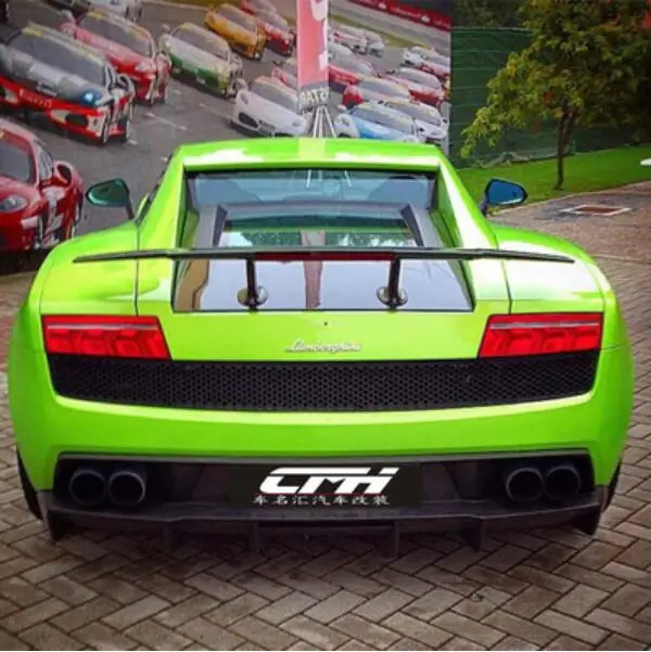 Gallardo LP Real Carbon Fiber For Car Rear Wing Trunk Lip Spoilers For Lamborghini Gallardo LP550 LP560 LP570 2004-2012