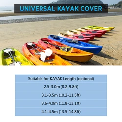 Professional Kayak Cover Waterproof Kayak Boat UV Resistant Dustproof Camo Canoe Storage Boat Accessories Swimming Pool Boat New