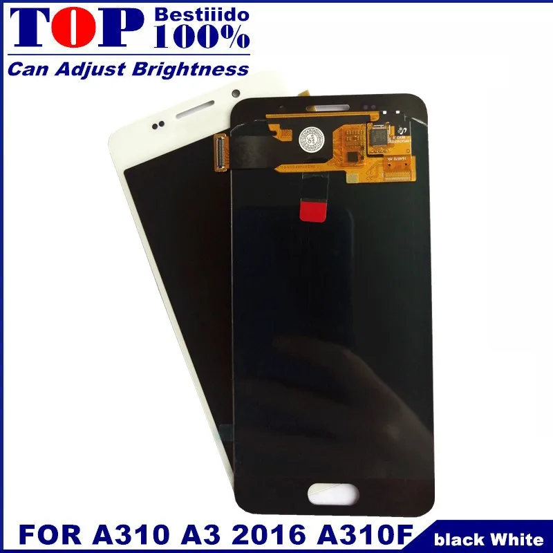 

100% Tested AMOLED LCD For Samsung Galaxy A3 2016 A310 A310F A310H A310M A310Y LCD Screen Display Touch Digitizer Assembly Parts