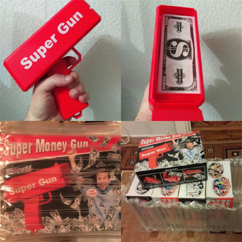 Make It Rain пистолет для денег красная модная игрушка рождественский подарок игрушки