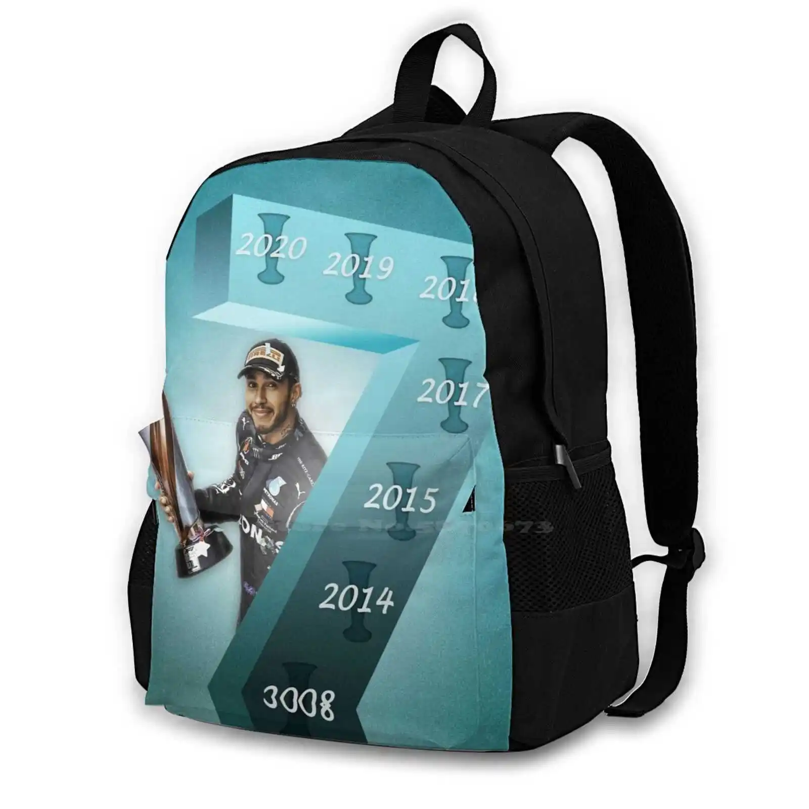 Lewis Hamilton 7-Time World Champion Teen College Student Zaino Borse Da Viaggio Per Laptop Lewis Hamilton Hamilton Hamilton 44 Lewis