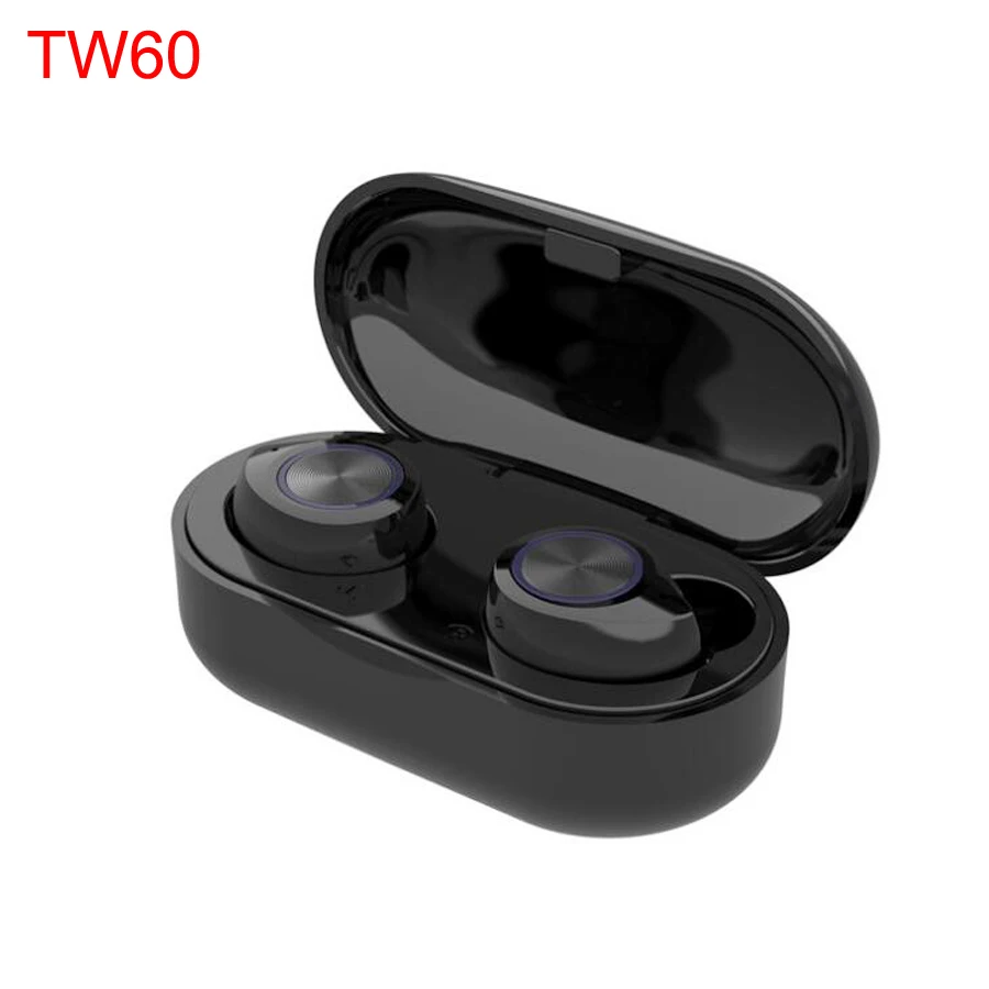 Macaron TWS 5,0, беспроводные Bluetooth наушники, сенсорная блютуз наушники гарнитура, стерео беспроводные Bluetooth наушники, наушники с микрофоном, зарядная коробка - Цвет: black