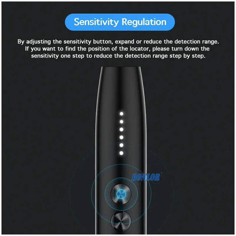  Anti Spy Camera Detector Pen Wireless RF Signal Eavesdropping Pinhole Hidden Cam Audio Bug GSM GPS 