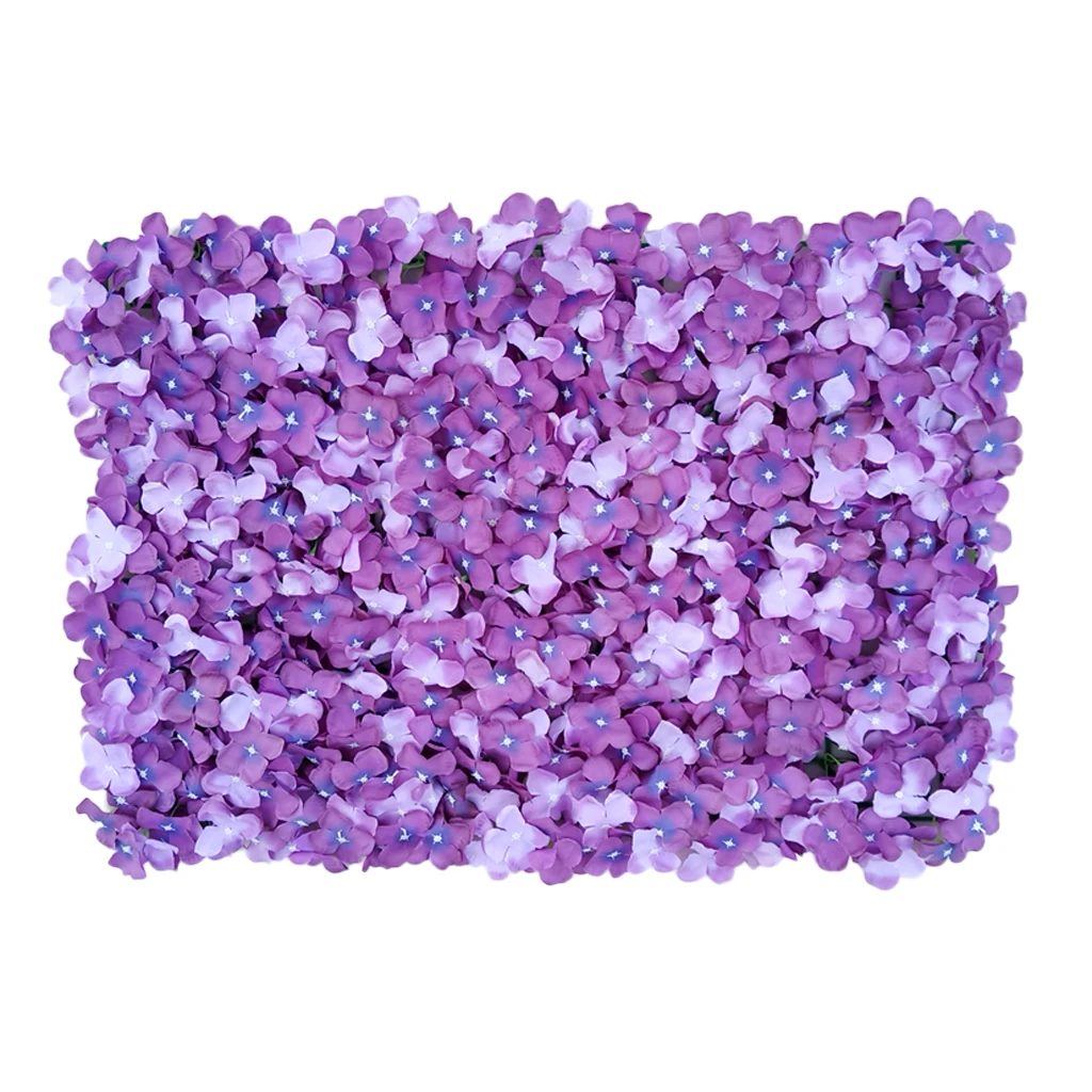 Wedding Floral Artificial Silk Flower Wall Panel Wedding Venue Cafe Decor