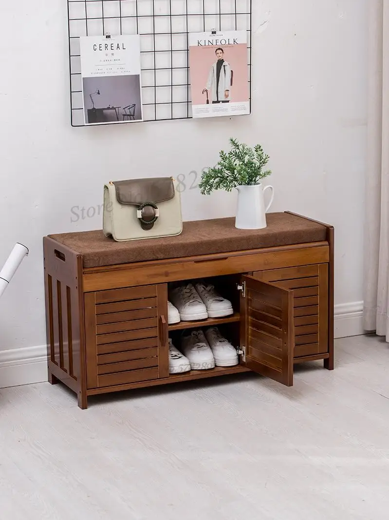 bench cabinet with drawers on Shoe Change Stool Home Entrance Seatable Shoe Bench Storage Stool Solid Wood Shoe Rack Cabinet Aliexpress