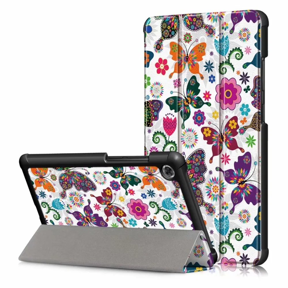 Тонкий Магнитный чехол для lenovo Tab M7 TB-7305X/7305i/7305F 7 дюймов смарт-чехол Funda Подставка для планшета+ ручка