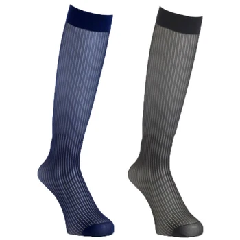 

Dress Thin Socks Man Business Performance Men Socks Japan Europe and United States Men Pinstripe Filar Socks Knee High Socks