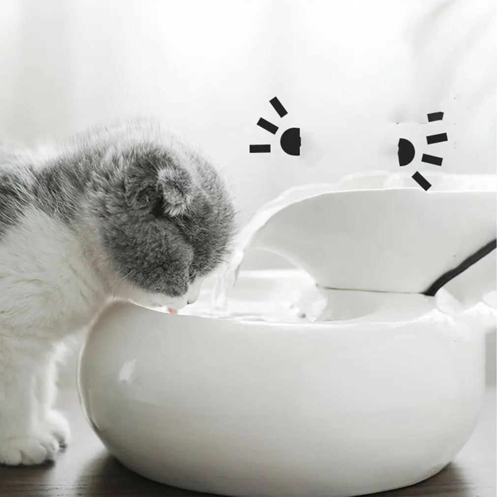 Кошка диспенсер для воды ПЭТ умный диспенсер для воды Автоматическая циркуляция воды фонтан вертикальный