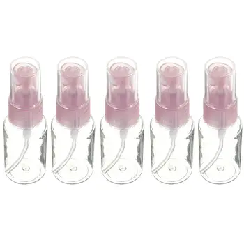 

5pcs 50ml Refillable Transparent Travel Perfume Atomizer Bottles Pump Spray Bottles (Random Color)