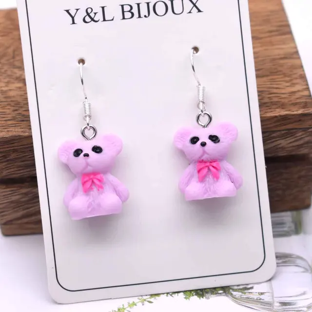 Fashion Korean Minimalist Cute Silica Gel Little Lemon Yellow Duck Earring For Temperament Girls Gift Earrings Jewelry 11