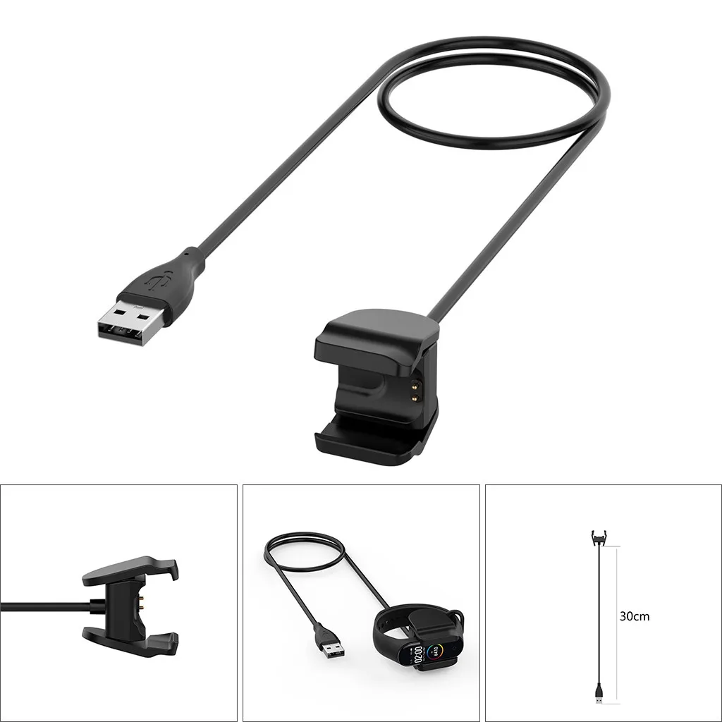 H30 для Xiaomi mi Band 4 usb зарядный кабель для передачи данных Сменный кабель для быстрой зарядки адаптер для Xiao mi 4 аксессуары для умных часов