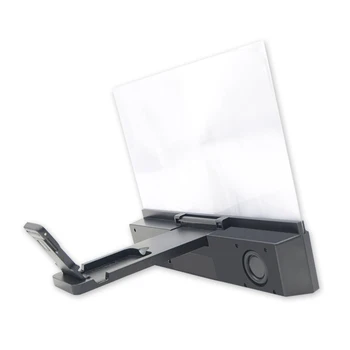 

Mobile Phone 12 Inch Screen Magnifier Lazy Bracket Movies Amplifier With Bluetooth Speaker Easy To Carry Car Bracket