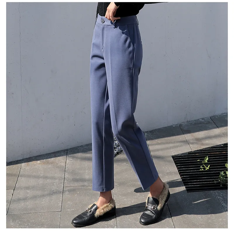 plus size wool pants