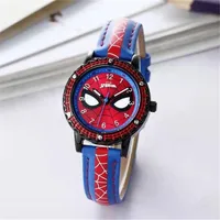 Avengers Children's Cartoon Watch Boy Primary School Clock Marvel Spiderman Quartz Watch Luminous Pointer Boy's WristWatch 1