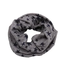 

Hot Outdoor Neck Warmer O Ring Scarf Baby Cotton Neck Scarf Cute Print For Kids Children Warm Scarf Kids Collars Autumn Winter