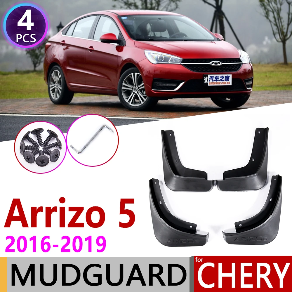 4 шт передние задние брызговики автомобильные для Chery Arrizo 5 крыло брызговики щитки брызговиков аксессуары для брызговиков