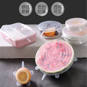 

Multi-functional Airtight Container Can Be Repeated Use Sealing Bowl Cover Plastic Wrap General Food