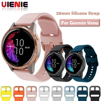 

20mm 22mm Silicone Watch Band For Garmin Venu Vivoactive 3 Vivoactive 4 Bracelet For Forerunner 245/245M 645 Wrist Strap Correa