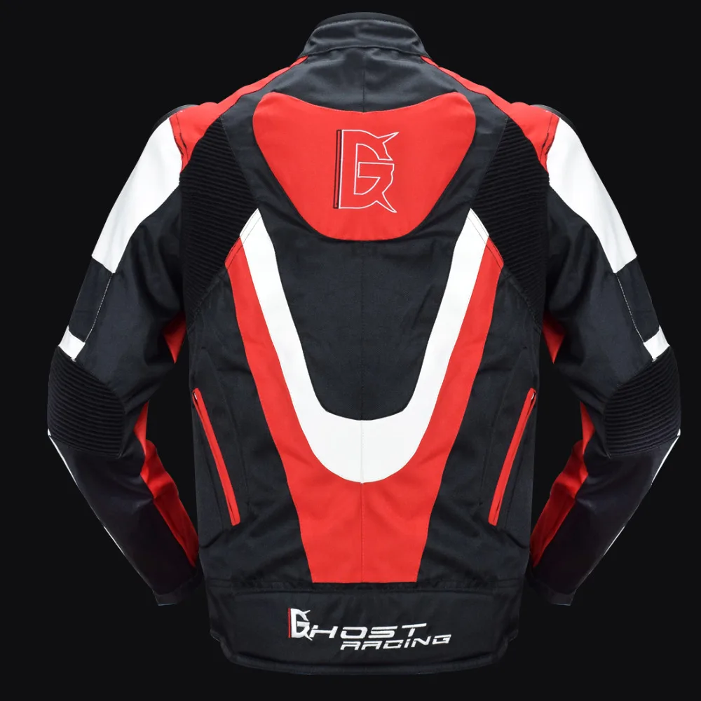 Призрак гоночный мотоцикл гоночный Езда одежда анти-осень кожаный спортивный костюм мотоциклетная куртка