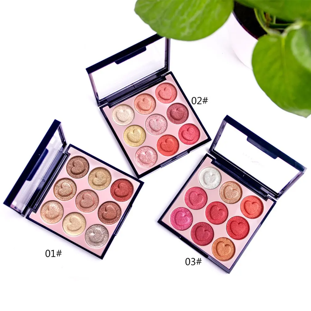 

9 Colors/SET Matte Natural Waterproof Eye Make Up Highlighter Palette Eyeshadow Cosmetic Makeup Eyeshadow Palette