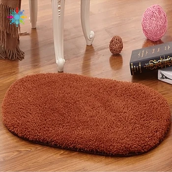 

Water Absorption Rug Bathroom Mat Shaggy Bath Mat Set Kitchen Door Floor Mat Carpet For Toilet Non-Slip 40*60 cm