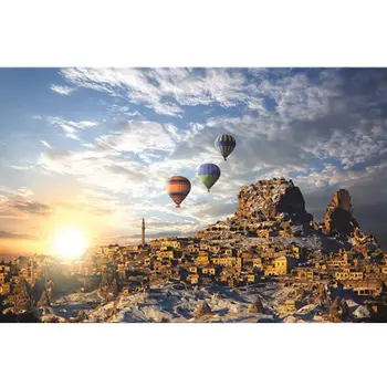 

Hot Air Balloon Jigsaw Puzzles Paper Assembling Picture Landscape Puzzles Toys For Adults Children Kids Games Educational
