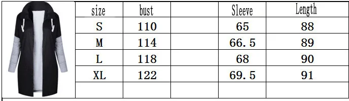 Autumn And Winter Fashion Women's Long Matching Color Sweatshirt Coat Female Sweatshirts Women Warm Coat Zipper Long Coats