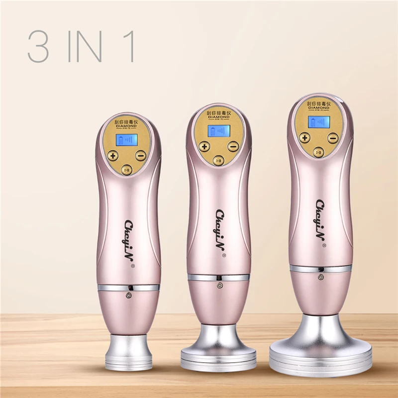 

3 in 1 Body Guasha Scrape Therapy Machine Vacuum Suction Detox Massage Chinese Health Scrapping Detoxification instrument S50