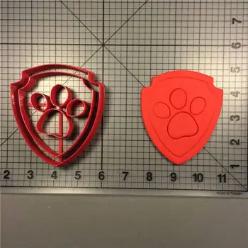 

Cute animal Dog paw easy cake decorations cupcake idea fondant 3D printed cookie cutter set