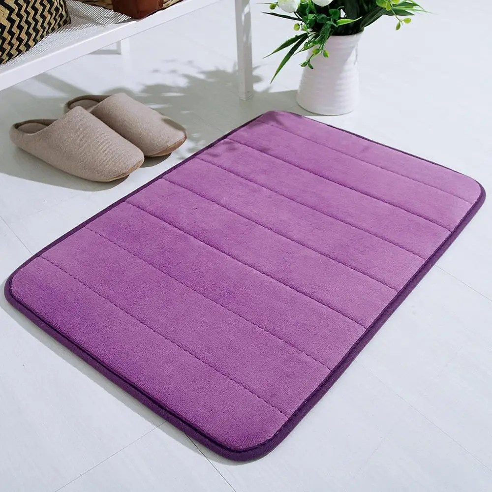 carpet Кухонный водопоглощающий нескользящий дверной коврик впитывающий мягкий коврик с эффектом памяти напольный для ванной и спальни душевой коврик Декор@ 30 - Цвет: carpet