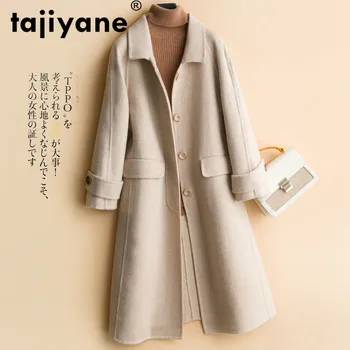 

Tajiyane Spring Autumn Coat Women 100% Wool Coat Female Long Woman Jacket Womens Coats 2020 Vestido Invierno SNJ9221532 WPY689