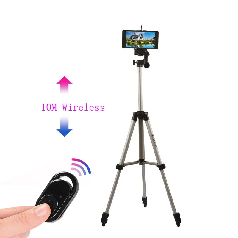 Алюминиевый держатель Трипод для камеры без рукавов + дистанционное управление