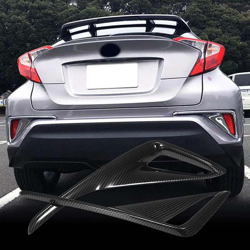 Для Toyota C-Hr Chr Автомобильный задний противотуманный светильник, накладка на заднюю лампу, рамка, 2 шт