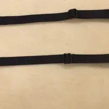 1000 шт./лот 1 см DIY лук аксессуар бабочка/галстук регулировка веревка эластичная лента