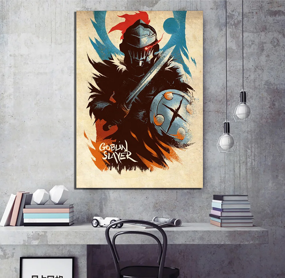 Waliicorners Goblin Slayer Anime Canvas Painting Pictures On The Wall Decoration Home Decor 7 H01dbc83ada2149c5915b51c49af0c620Y