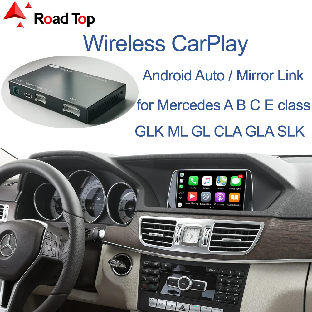 Wireless Carplay For Mercedes Benz A Class W176 B W246 Cla Gla C Class W204 E Class W212 C207 Cls W218 Ml Gl Glk Slk R72 G W463 Car Multimedia Player Aliexpress