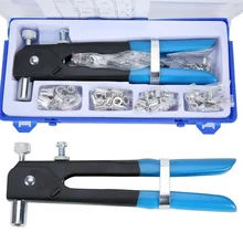 Kit de ferramentas rebite de mão, 86/106 peças, rebitador de arma, porca de rosca, conjunto de ferramentas m3 m4 m5 m6 m8 8