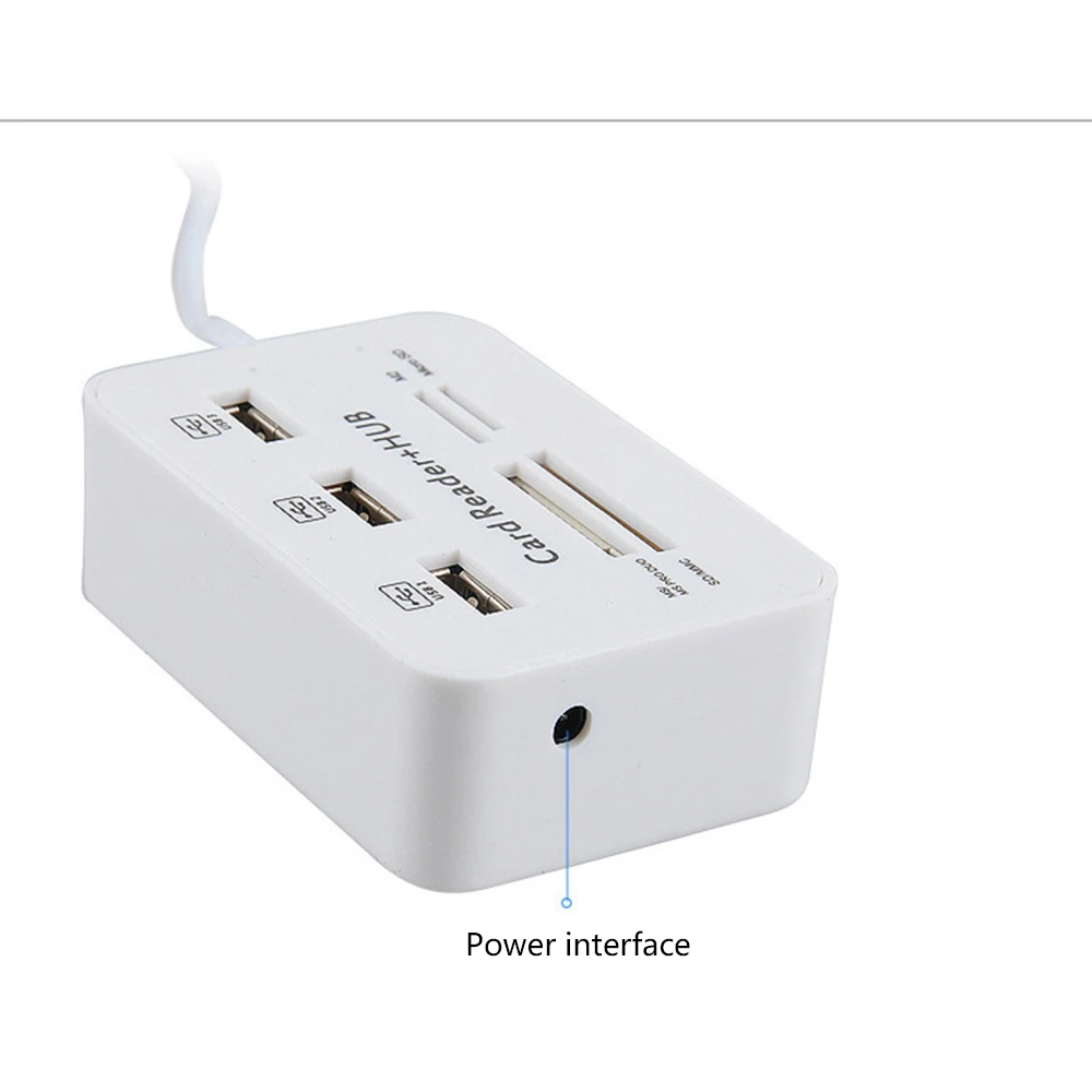 Usb-хаб 3,0 Мульти USB 3,0 концентратор разветвитель 3 порта кардридер мульти usb-хаб супер скорость микро хаб для компьютера аксессуары