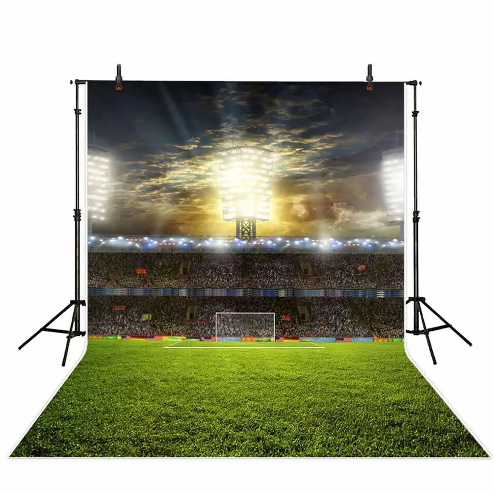 Playground Photocall Background Football Field Soccer Birthday Sport Communion Party Photocall Photophone Backdrop Allenjoy photo backdrop