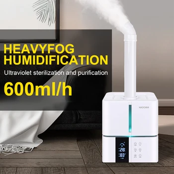

5L 110-240V 30W Air Humidifier Large Capacity Ultrasonic Disinfection Atomizer Humidifier Application 60m2 Area Humidifier