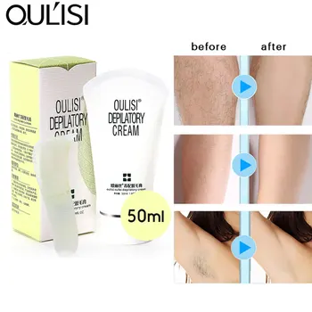 

Hair Removal Cream Painless Removal Depilation Calming Balm Gentle Effective Epilator Nourishing Repairing Body Care 50ml