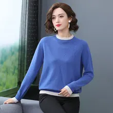 ^#Cheap Women Cashmere Wool Sweaters Plain Knitted Pullovers Fmale Blue Green Brown Soft Warm O-neck Wool Knitwear Hem Stripe Top Winter ^#Cheap Women Cashmere Wool Sweaters Plain Knitted Pullovers Fmale Blue Green Brown Soft Warm O-neck Wool Knitwear Hem Stripe Top Winter