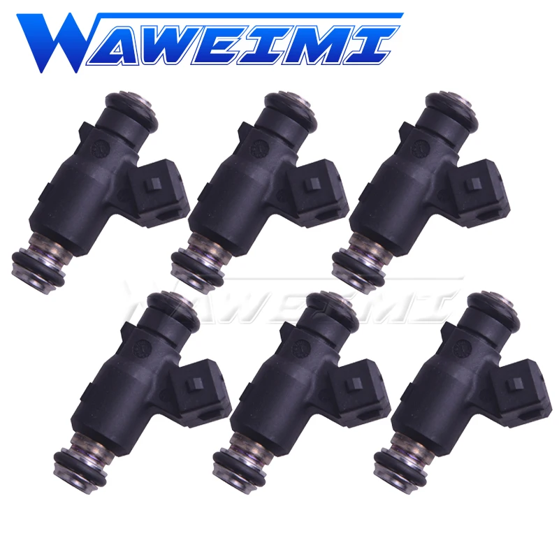 WAWEIMI 6 шт. OE 25360407A Топливная форсунка для Geely MK1 MK2 MK-Cross хорошего качества автомобильные аксессуары