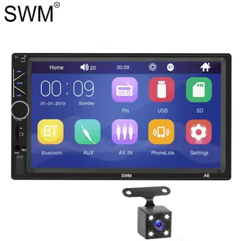

2 Din Autoradio Car Radio Mirror Link Radio Coche Multimedia MP5 Player Bluetooth Autoestereo Radio Samochodowe Reversing Image