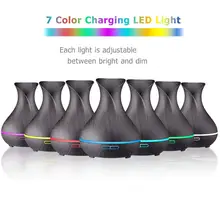 Диффузор эфирного масла, 400 мл ароматерапия диффузор холодный туман увлажнитель воздуха с цветной светодиодный свет для спальни офиса дома. Детская комната