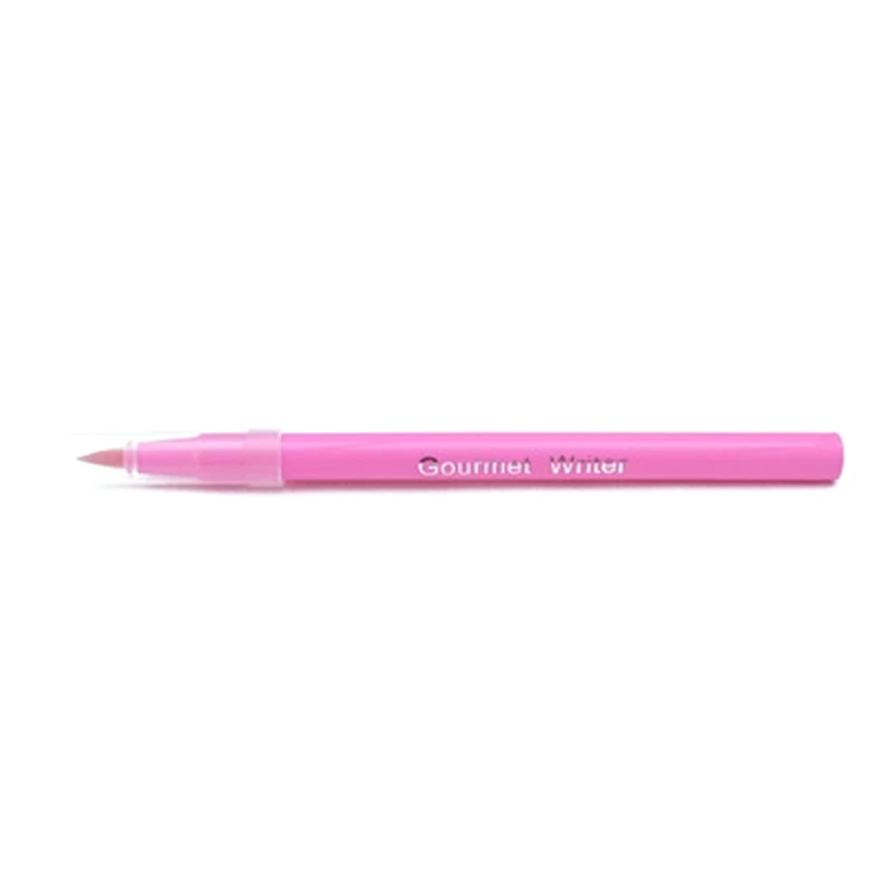 pink 10 цветов торт DIY инструмент для рисования съедобные пигментные ручки кисти пищевой краситель ручка для рисования печенья инструменты для украшения тортов из мастики - Цвет: pink