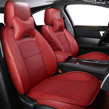 

FUZHKAQI Custom Leather car seat cover For Geely Emgrand EC7 Jingang Yuanjing GX7 GC7 GX2 UFO SC3 SC5 SC6 SX7 car seats protect